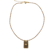 Ketting the lovers bronze